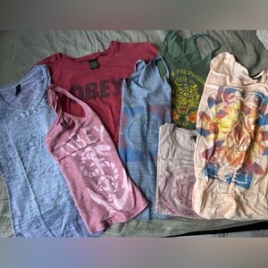 Obey bundle of 7 pieces vintage XS S